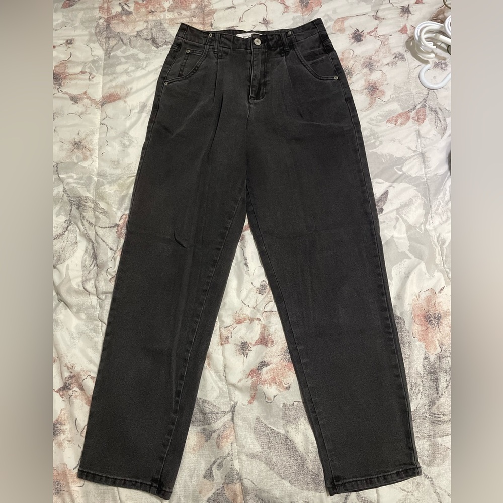 Black wide leg jeans from promod